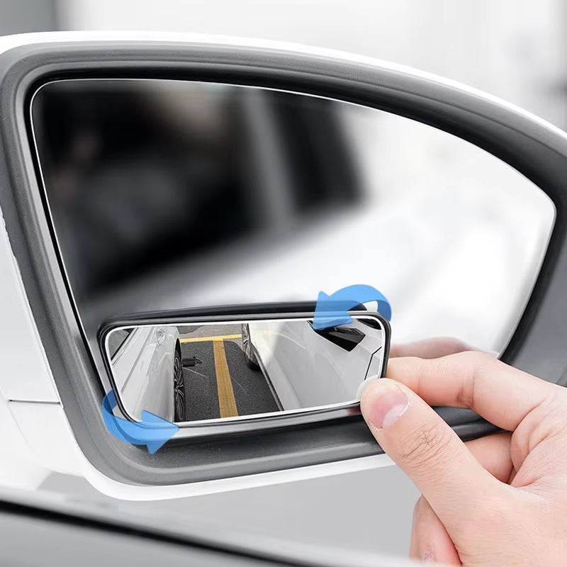 2Pcs 360 Degree Adjustable Blind Spot Mirror