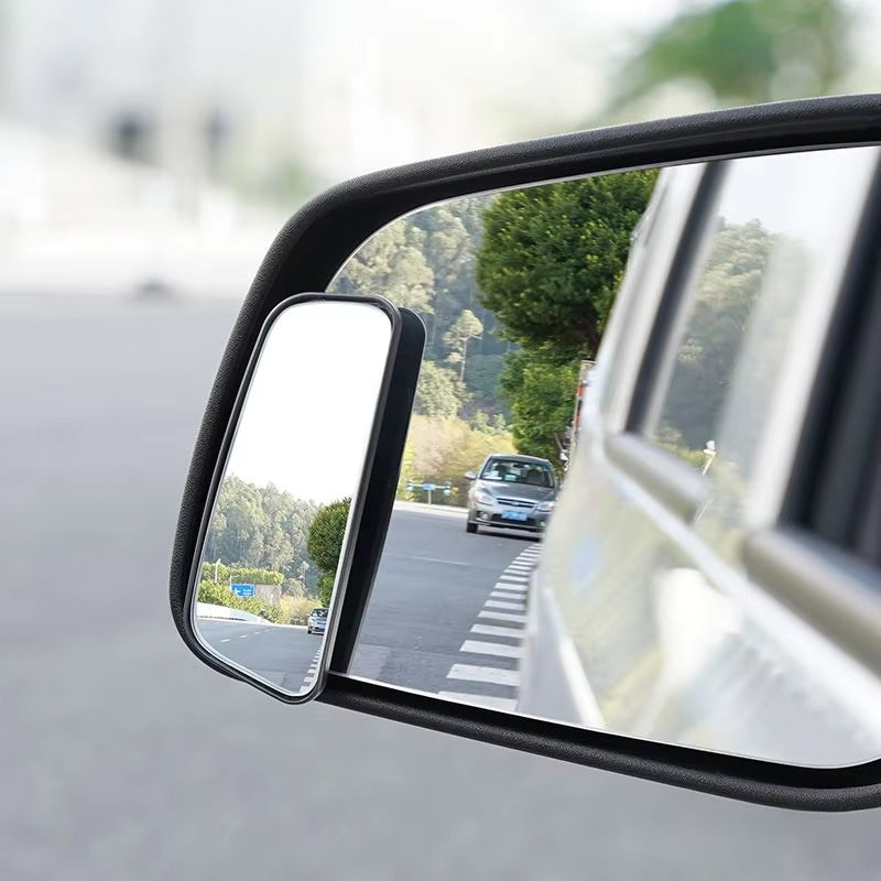 2Pcs 360 Degree Adjustable Blind Spot Mirror